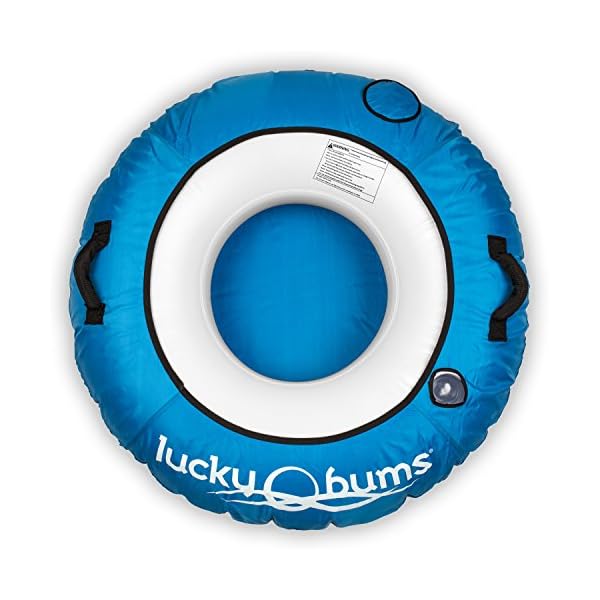 Lucky-Bums-Catchin-Rays-River-Tube-Heavy-Duty-River-Tube-for-Floating-Cup-Holders-Solid-Padded-Handles-Blue-48