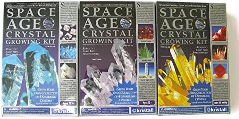 Space Age Crystal Growing Bundle: 3 Growing Kits