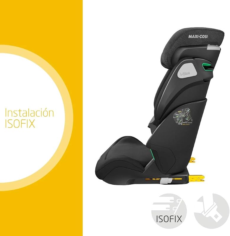 Kore i-Size, Assento Auto ISOFIX, 100–150 cm, Preto Autêntico