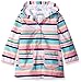 Carter's Little Girls' Snap Front Printed Hooded Rain Coat