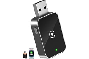 Wireless CarPlay Adapter for iPhone - Converts Wired CarPlay to Wireless Dongle,Compatible for Cars After 2016, Plug & Play, 