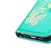 iPhone 7 Case,iPhone 7 Wallet Case,Creativecase Elegant Wallet Case,PU Leather Case,Flip Protective Phone Case+Strap Cover for iPhone 7 4.7 inch