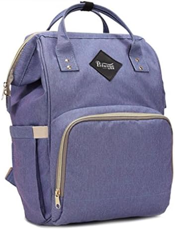 Ammazona Mummy Bag Nappy Bag Large Capacity Baby Bag Travel Backpack Desiger Nursing Bag (Purple)