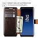 Galaxy S9 Plus Case :: VRS :: Drop Protection Cover :: Classy Slim Leather Wallet:: ID Credit Card Slot Holder for Samsung Galaxy S9 Plus (Layered Dandy - Brown)