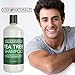 Tea Tree Oil Shampoo Sulfate-Free: Revitalize Hair, Combat Hair Loss and Cleanse Scalp with Naturally-Sourced Ingredients - Pure Tea Tree Oil & Organic Argan Oil