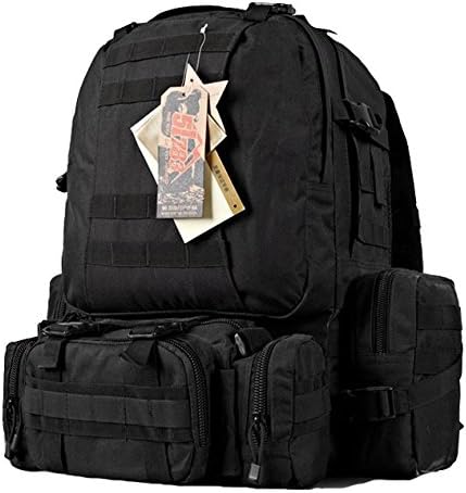 Lucky Gourd 50L Military Rucksacks Tactical Backpack Assault Pack Combat Backpack Trekking Bag
