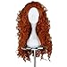 Xcoser Long Curly Princess Merida Cosplay Wig for Cosplay, Style a, Size Normal