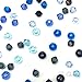 50 pcs Swarovski 5328 / 5301 4mm Crystal Xilion Bicone Beads BLUE Colors Mix **FREE Shipping from Mychobos (Crystal-Wholesale)**