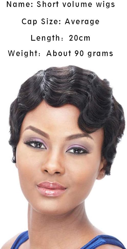 Amazon Com Onnear Vintage Top Short Curly Hair African Style