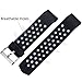 Replacement Bands for Fitbit Charge 2, 3-Pack Fitbit Charge2 Wristbands, Large, Black Gray, Blue, Gray