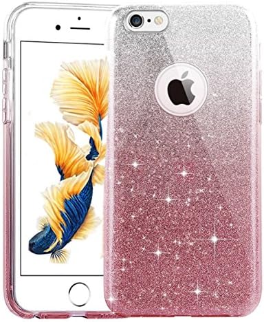 iPhone 6s Plus Case,Shining ablaze series ultrafine premium 3 layer blending translucent for iPhone 6 plus/6S plus-pink