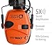 Howard Leight Impact Sport Bolt Digital Electronic Shooting Earmuff, Orange