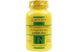 Sun Ten - Siler & Astragalus Formula Capsules/Yu Ping Feng San/玉屏風散