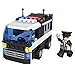 COGO Police Car Vehicle Truck Toy with Policeman Dolls Cruiser Bricks Building Blocks Toys Play Set for Kids Boys and Girls 104 Pieces CG3409