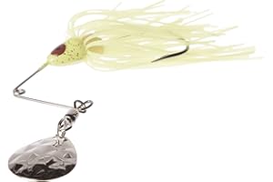 Strike King Mini-King Spinnerbait Fishing Lure, 1/8 oz, Durable Diamond Dust Head