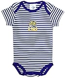 LSU Tigers Purple Striped NCAA College Newborn Infant Baby Creeper