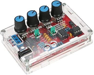 Amazon Com Kit De Generador De Funcion De Bricolaje Icl8038 5hz 400khz Generador De Forma De Onda Kit 9 12v Dc Entrada Sine Triangulo Salida Cuadrada Industrial Scientific