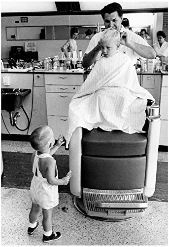 Kids Haircuts 1963 Archival Photo Poster 13 x 19in