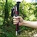 Ultralight Trekking Pole, Zenph Carbon Fiber and Aluminium alloy Foldable Trekking Pole, Anti Shock Walking/Trekking Trail Poles for Hiking, Camping [1 Pack]