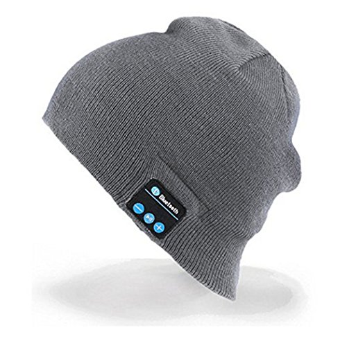 Premium Knit Winter Bluetooth 4.1 Hat Warm Fashionable hat with Stereo Speaker with Removable Headrest Christmas Tech Gifts for Teen Young Boys Girls Men Women (Gray) Premium Knit Winter Bluetooth 4.1 Hat Warm Fashionable hat with Stereo Speaker with Removable Headrest Christmas Tech Gifts for Teen Young Boys Girls Men Women (Gray)