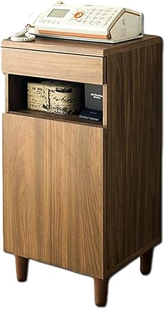 Amazon Co Jp アイリスプラザ 収納ボックス ルーター収納 電話台 Fax台 幅39 5 奥行35 高さ85cm ブラウン Ir Fx001 ホーム キッチン