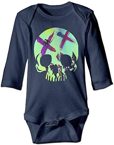 DELPT Kicked In The Teeth Cute Infant Baby's Climb Clothes 18 Months Navy
