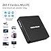 Fanless Mini PC, Intel x5-Z8350 HD Graphics Desktop Mini Computer Windows 10 Pro(64bit), DDR3L 4GB 64GB eMMC Built-in 2.4G/5G WiFi/BT 4.2/1000M LAN/HDMI/VGA Dual Output