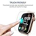 [6 Pack] SPGuard Compatible Apple Watch 4 Series LiQuidSkin Screen Protector[44mm], HD Clear Full Coverage Anti-Bubble Active Protection Films for Apple Watch Case Series 4[Lifetime Replacement]
