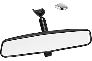 LCAPT 10.5" Rear View Mirror, Interior Mirror Rearview Mirror Replacement for Jeep Wrangler JK 2007-2012, Wrangler JL 2013-20