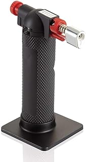 Leifheit Küchen Flambierer, einfach und sicher zu bedienender Gasbrenner, vielseitiger Bunsenbrenner gefüllt mit herkömmlichem Butangas, ProLine-Serie