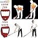 Back-Saving Tool Handle Attachment, EVR-Grip Upgrade, Labor-Saving Ergonomic Shovel Add-on Handle, RED