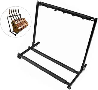 Muslady Soporte para Guitarras Múltiples, Estante de Exhibición