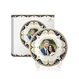 Royal Heritage - Designed in England Harry and Meghan Markle Decorative Wedding Plate 4.5-Inch