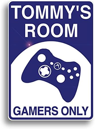 Video Game Sign, Personalized for You on Solid Aluminum, and Shipped Fast!