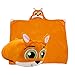 Comfy Critters Stuffed Animal Blanket – Fox – Kids Huggable Pillow and Blanket Perfect for Pretend Play, Travel, nap time.