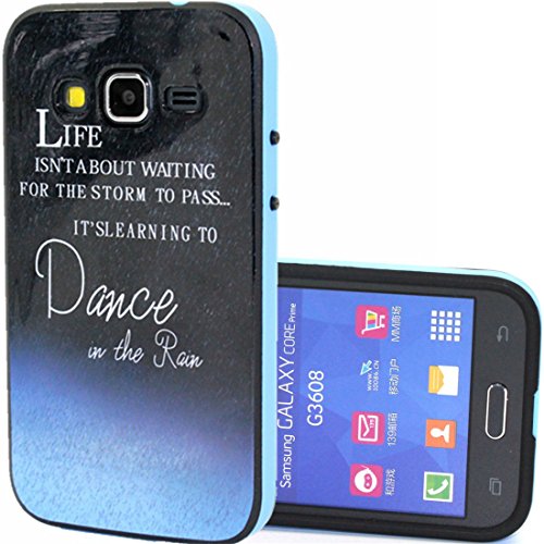 G360 Case, Galaxy Core Prime Case,Enjoy Sunlight Samsung Galaxy Prevail LTE Case Silicone Soft Back Protective Case Hybrid Bumper Popular Shockproof Case Cover for Samsung Galaxy Core Prime G360 / Prevail LTE Case with 1 Stylus Pen Dance on the Rain