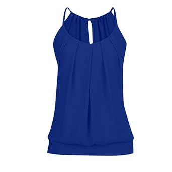 SEWORLD 2018 Damen Mode Sommer Damen Übergröße Chiffon Weste Shirt Ärmellose Bluse Casual Tank Tops T-Shirt