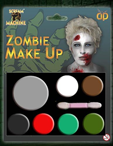 Halloween Make Up Kits Zombie Vampire Devil Complete Make Up Sets All in One Listing Set (Zombie Multi Pallet Makeup)