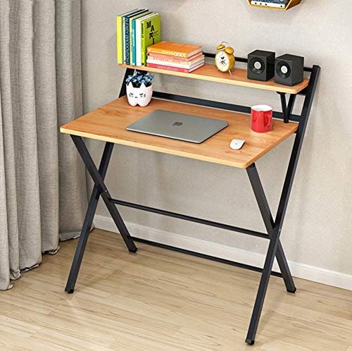 CMDDYY Desk, computer desk desktop simple folding table, study desk desk simple home student office multi-function small table,C