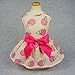 Fitwarm Sweet Ice Cream Pet Clothes for Dog Dresses Vest Shirts Sundress Pink Medium
