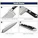 Aicok Kitchen Knife, High Carbon Stainless Steel 8-Inch Chef Knife with a Bonus Paring Knife, Black