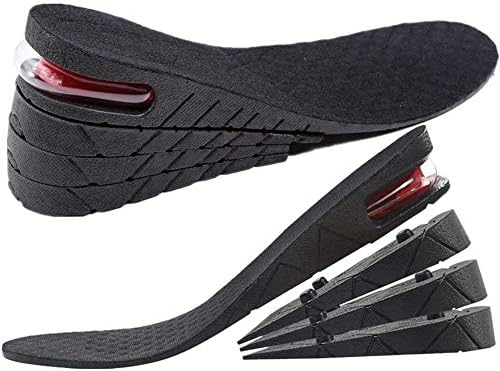 インソール 中敷22.5cm～27cm 男女兼用 身長アップ 4層構造 最大7.5cmアップ エアクッション吸収 ヒールアップ シークレットインソール