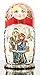 Russian Nesting Doll -Village Scenes - Hand Painted in Russia - 5 color/size variations - Traditional Matryoshka Babushka (6.75``(5 dolls in 1), Scene E)