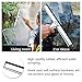 Baban Shower Squeegee Glass Squeegee Window Squeegee Floor Squeegee All-Purpose Squeegee for Bathroom/Kitchen/Balcony/Car Glass/Mirror, Squeegee Window Stainless Steel Squeegee, 12 Inch