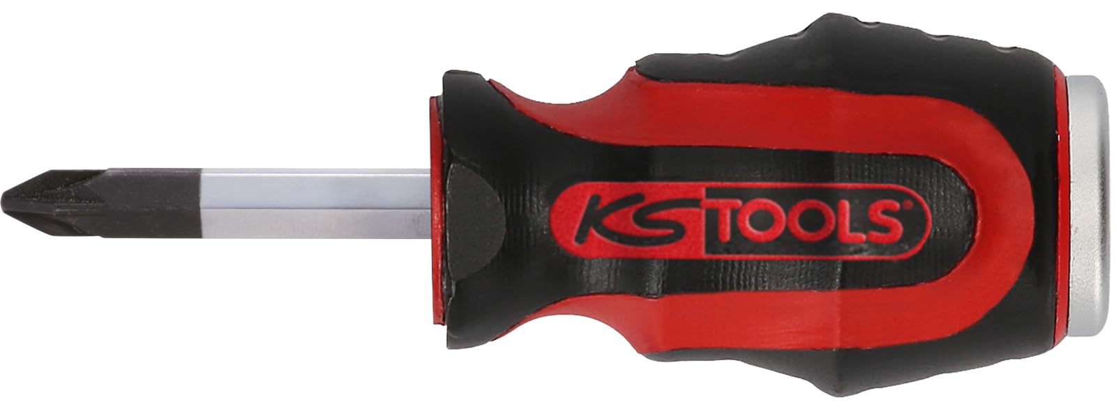 KS Tools 151.1147 ERGOTORQUEmax hammer cap screwdriver, PZ2, stubby