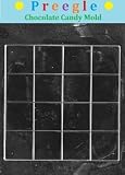 PLP-M035 Chess and Checker Board Chocolate Candy Mold by PREEGLE