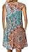 ETCYY Women's Summer Casual Sleeveless Floral Printed Swing Dress Sundress with Pockets