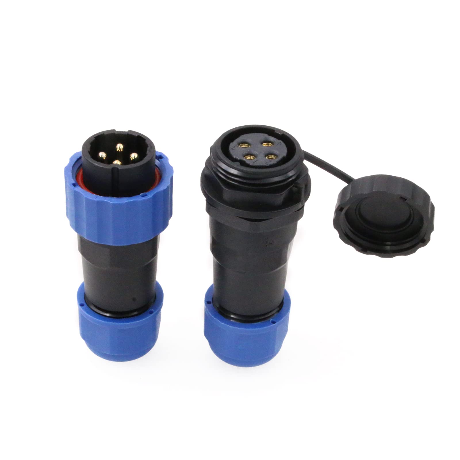 Eonvic SD20 4 Pin Aviation Connector 25A 380V Automotive Plastic IP68 Waterproof Plug Male Socket Female Electric in Line Socket Connector