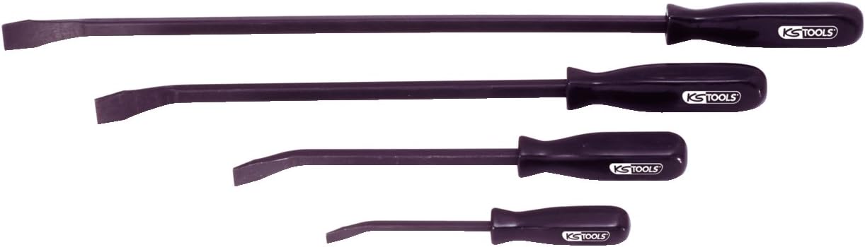 KS Tools 911.8100 Pry Bar Set (4 Pieces), Black