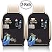 2-Pack Car Protector Kick Mats Seat Covers - Seat Protector Kick Mat Car Seat Organizer Child Accessory